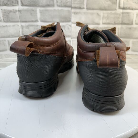 Polo Ralph Lauren Men's Size 10.5 Dover III Brown Leather Buckle Duck Boots - Picture 3 of 9